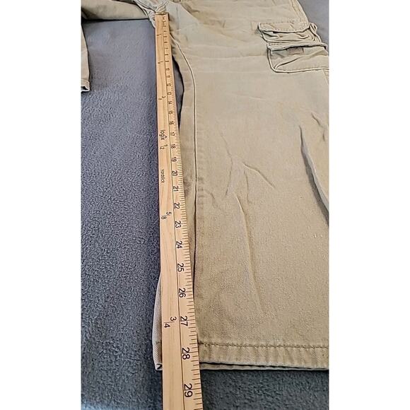 Wrangler Cargo Pants Men’s 30x28 Beige Casual Outdoor Gorpcore Utility - Picture 6 of 11